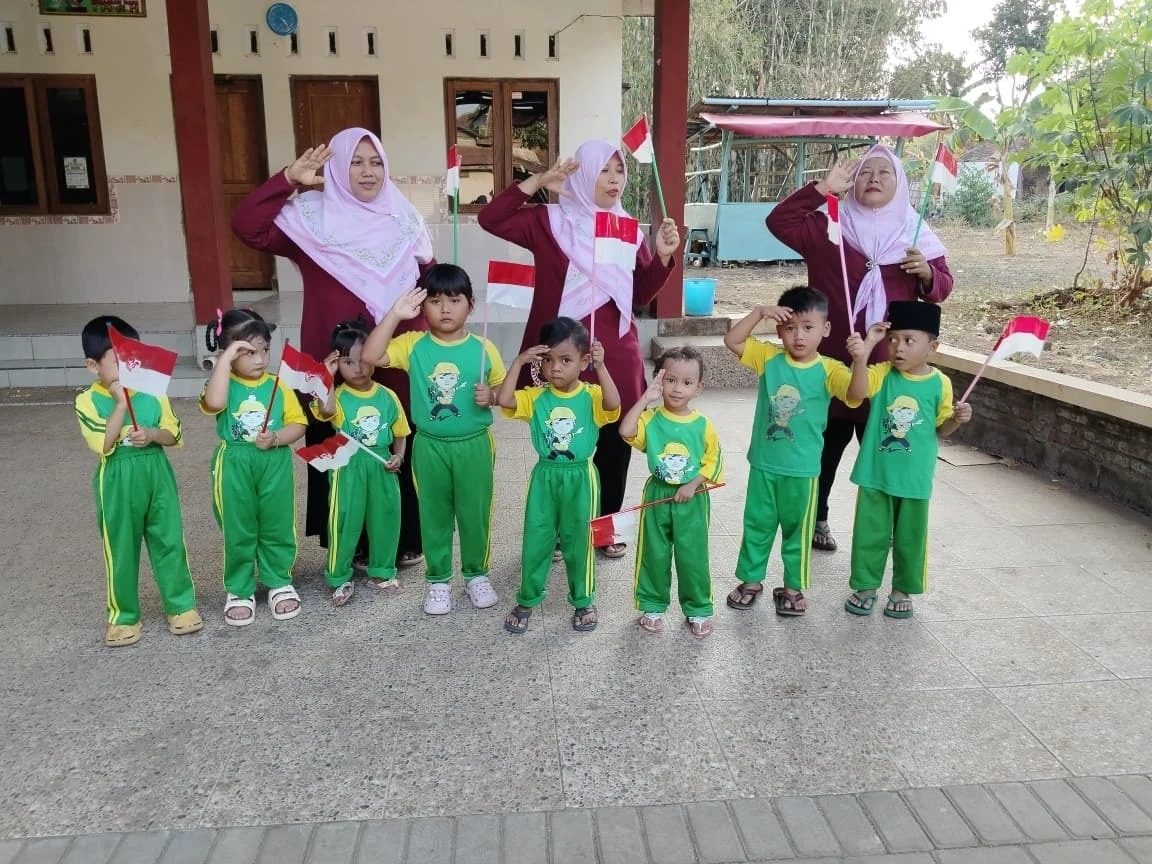 Latih Konsentrasi dan Motorik, Murid PAUD Antusias Ikuti Permainan Tebak Warna