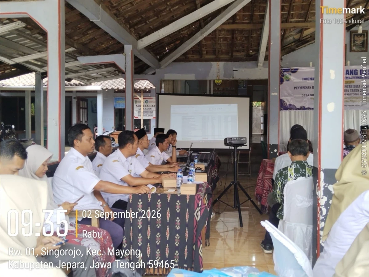 Musyawarah Perencanaan Pembangunan Desa (Musrenbangdes) Tahun 2026; Pemantapan Infrastruktur dalam Memperkuat Pembangunan Sumber Daya Manusia dan Ekonomi Daerah
