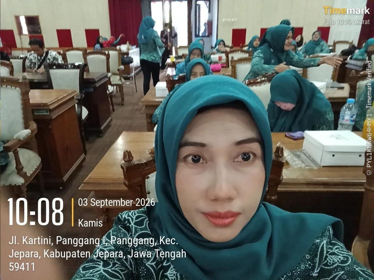 KETUA TP PKK KECAMATAN PAKIS AJI MENGIKUTI RAPAT KOORDINASI TP PKK KABUPATEN JEPARA BERSAMA KETUA TP PKK KECAMATAN SE-KABUPATEN JEPARA DAN SOSIALISASI ATM MIJEL DAN PERINGATAN MAULID NABI