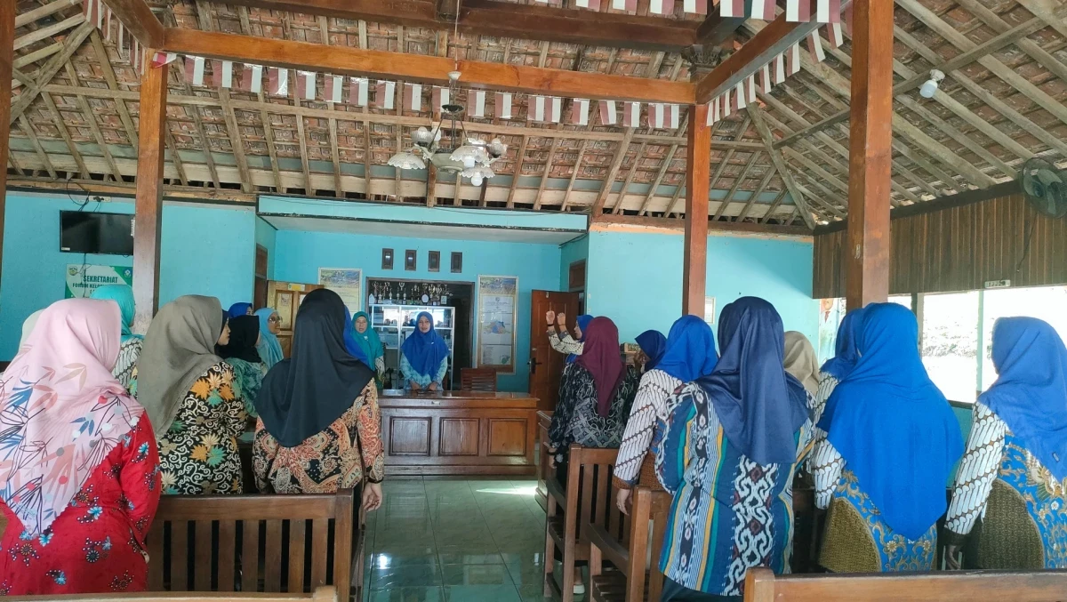 Pertemuan rutin PKK Desa Cepogo