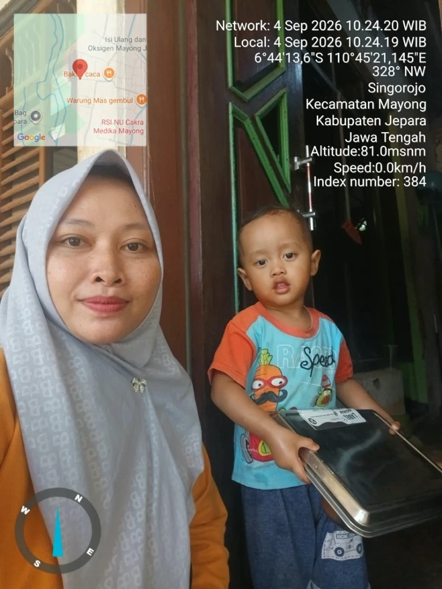 Wujud Kepedulian Gizi Anak: Penyaluran MBG 3B Sukses Digelar di Posyandu Cempaka Singorojo