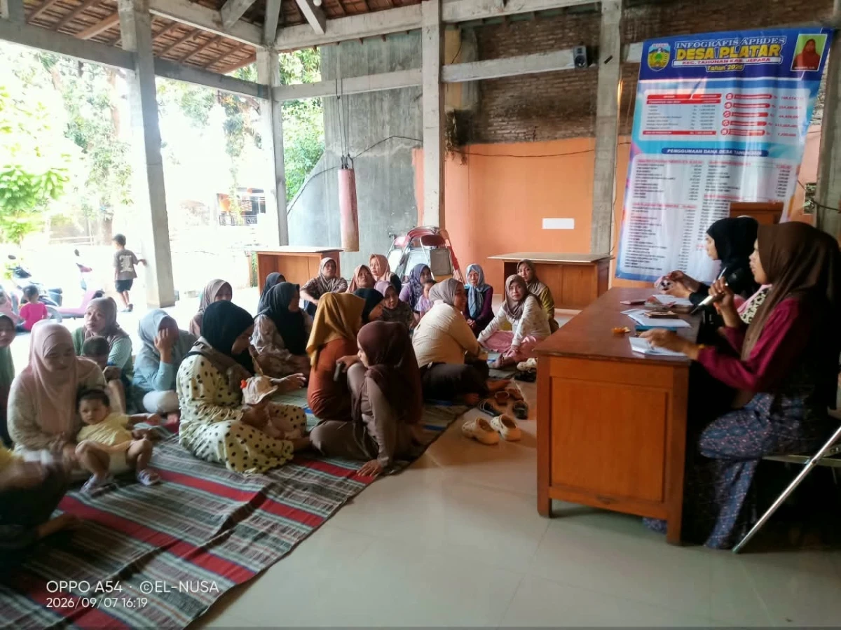 Pertemuan Rutin PKK Desa Platar Kecamatan Tahunan Tgl 7 September 2026