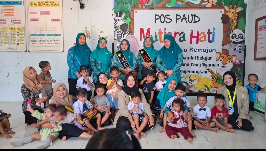 Senyum Ceria POS PAUD Mutiara Hati Desa Kemujan 