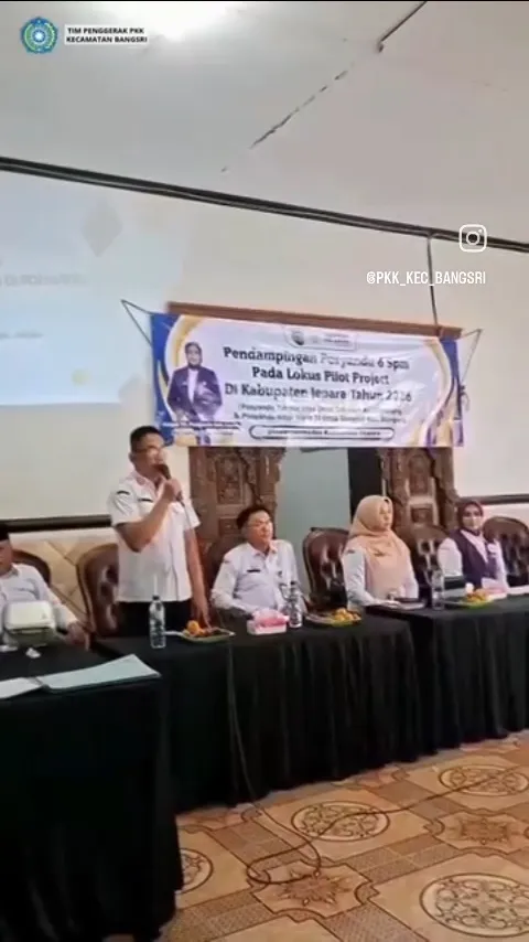 Pendampingan Ketua Tim Pembina POsyanduIbu Hj. Ela Saidah Witiarso dalam Pelaksanaan Posyandu GSPM di Balai Desa Tengguli Kecamatan Bangsri 