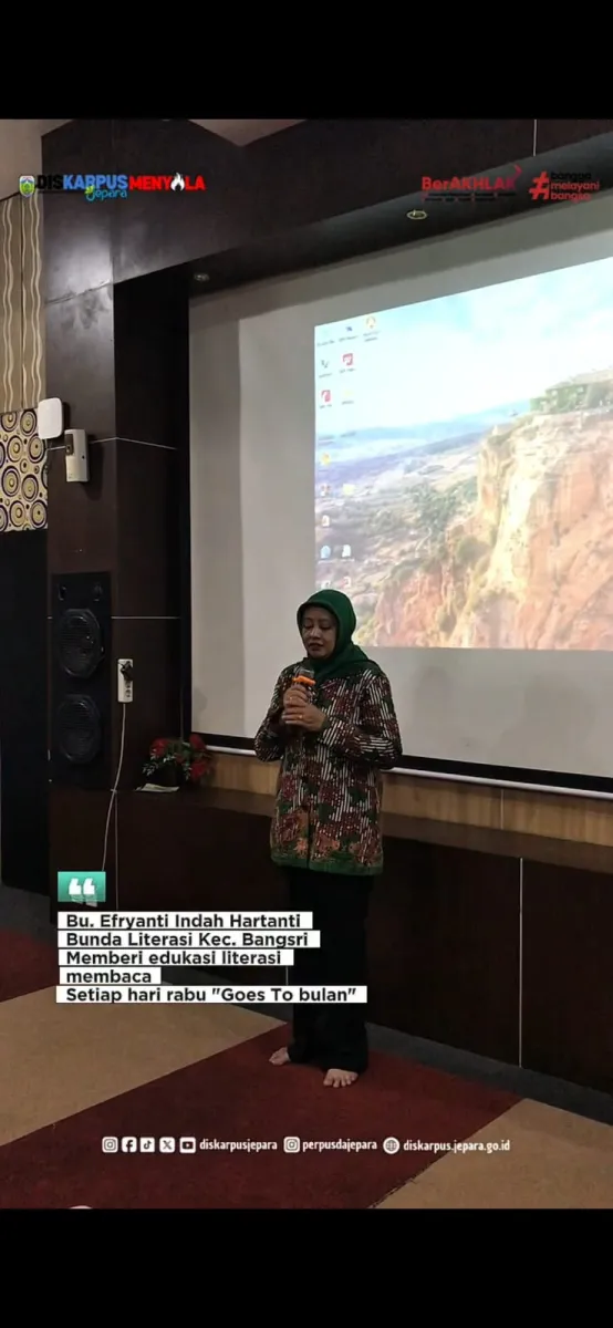 Kunjungan Perpustakaan TK AL Hidayah Bangsri Bersama Bunda Literasi Kecamatan Bangsri