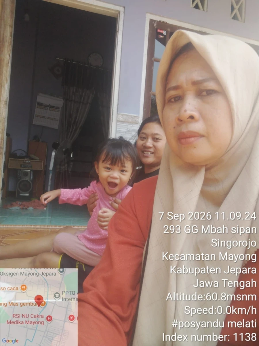 Senyum Ceria Balita di Penyaluran MBG 3B Posyandu Melati