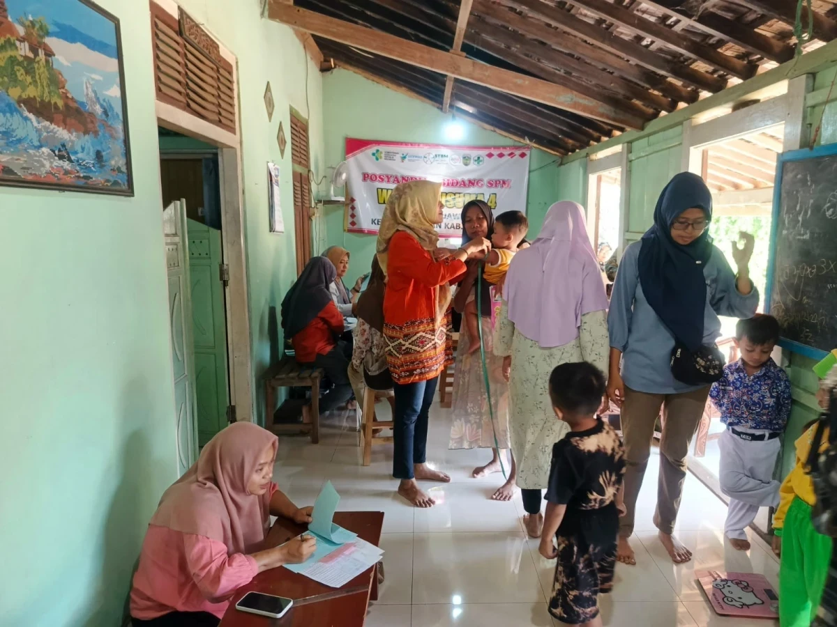 PENINGKATAN PELAYANAN 6 BIDANG SPM MELALUI KEGIATAN POSYANDU 4 DESA LEBUAWU KEC.PECANGAAN BULAN SEPTEMBER 2026