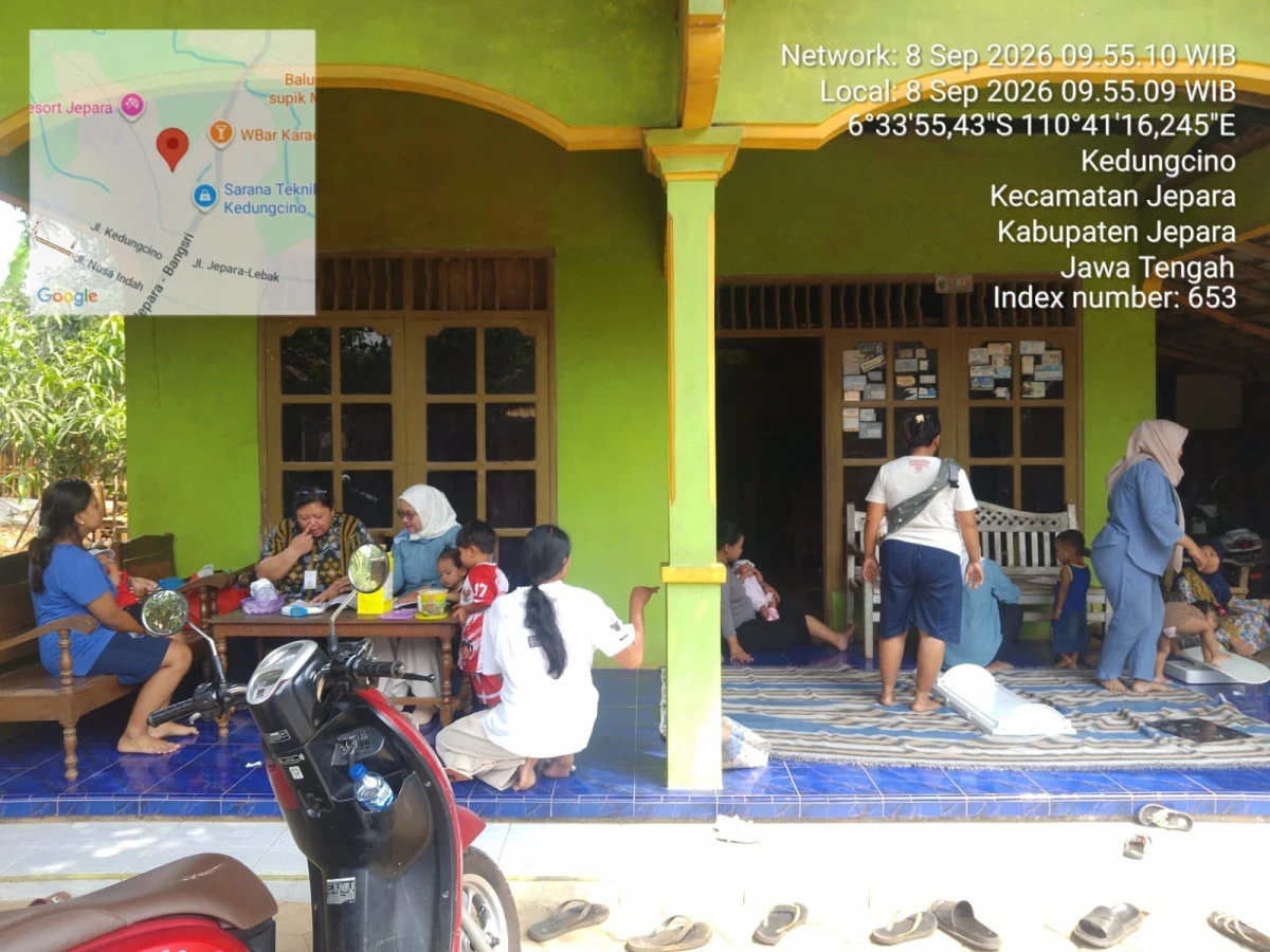 KEGIATAN POSYANDU DI POS PANDAN 2 DESA KEDUNGCINO