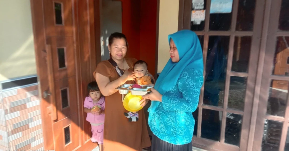 TP PKK Desa Mororejo Ikut Serta bagikan MBG 4 September 2026