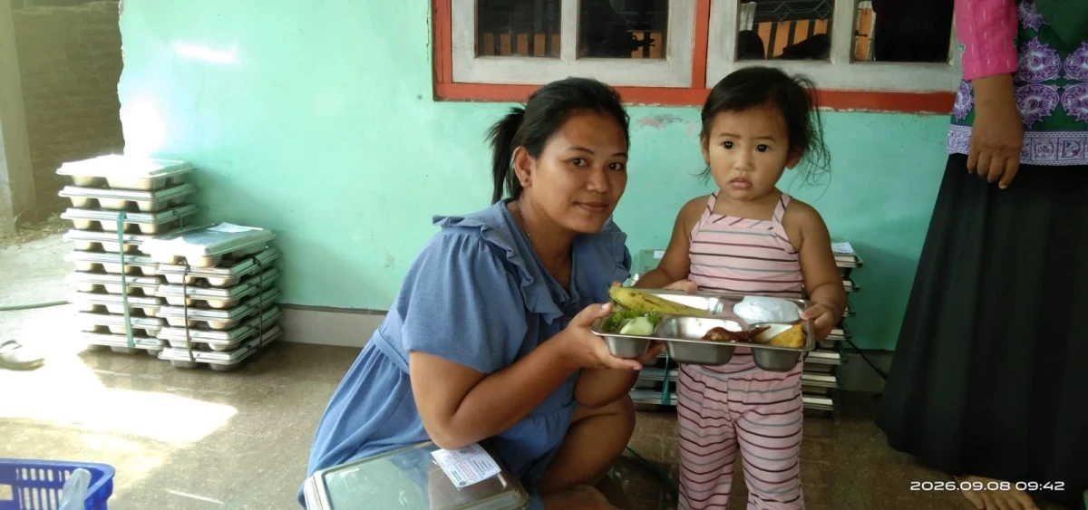 DI RW 02 TP.POKJA IV DUKUNG MAKANAN BERGIZI GRATIS ( MBG )