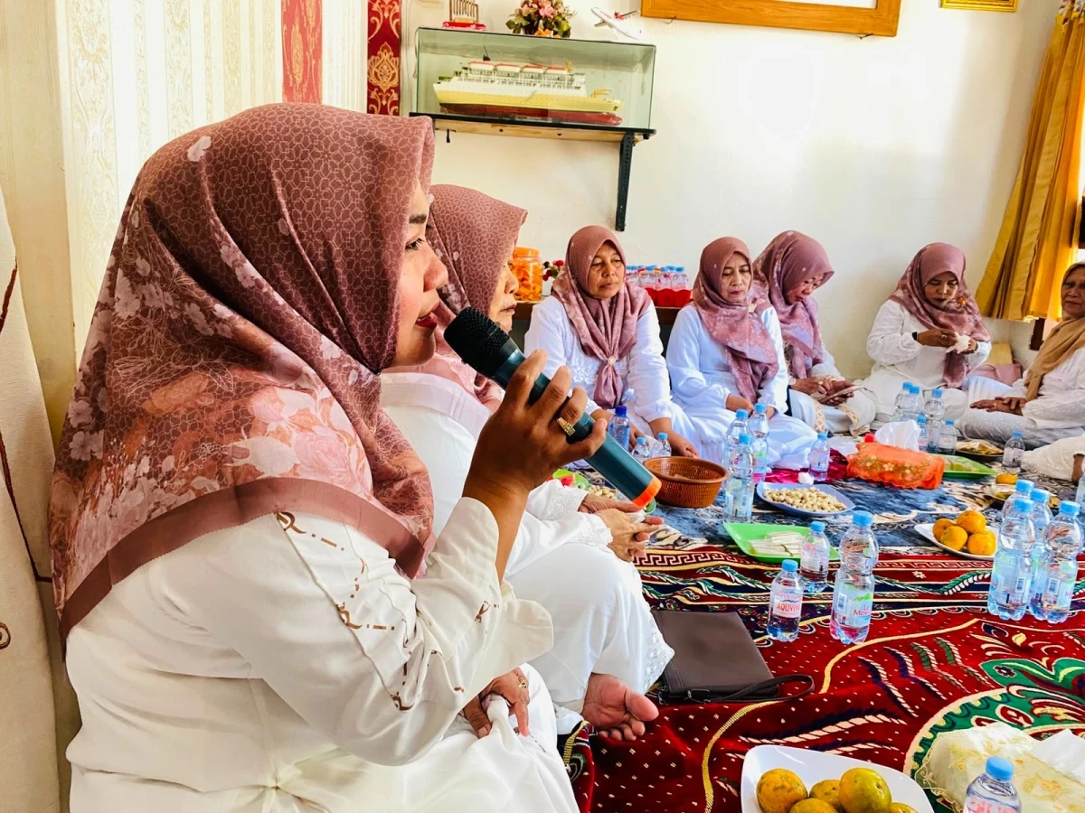 TP PKK KECAMATAN BERSINERGI DENGAN MUSLIMAT MEMPERINGATI MAULID NABI