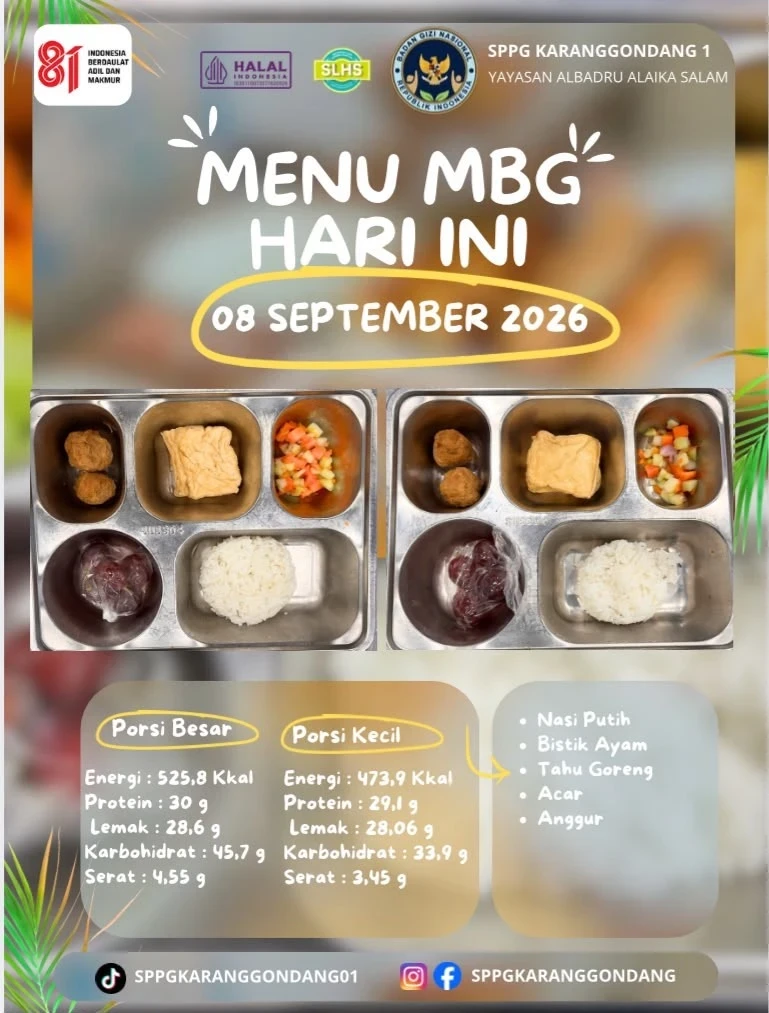 Distribusi Makanan Bergizi Gratis (MBG) Bagi Bumil, Busui, dan Balita di Posyandu Harapan 2 RW 04 Desa Karanggondang