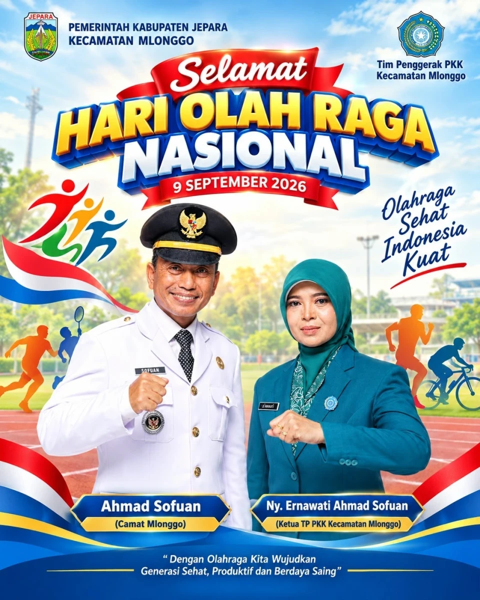 Semangat Hari Olahraga Nasional 2026, Wujudkan Generasi Sehat, Produktif, dan Berdaya Saing