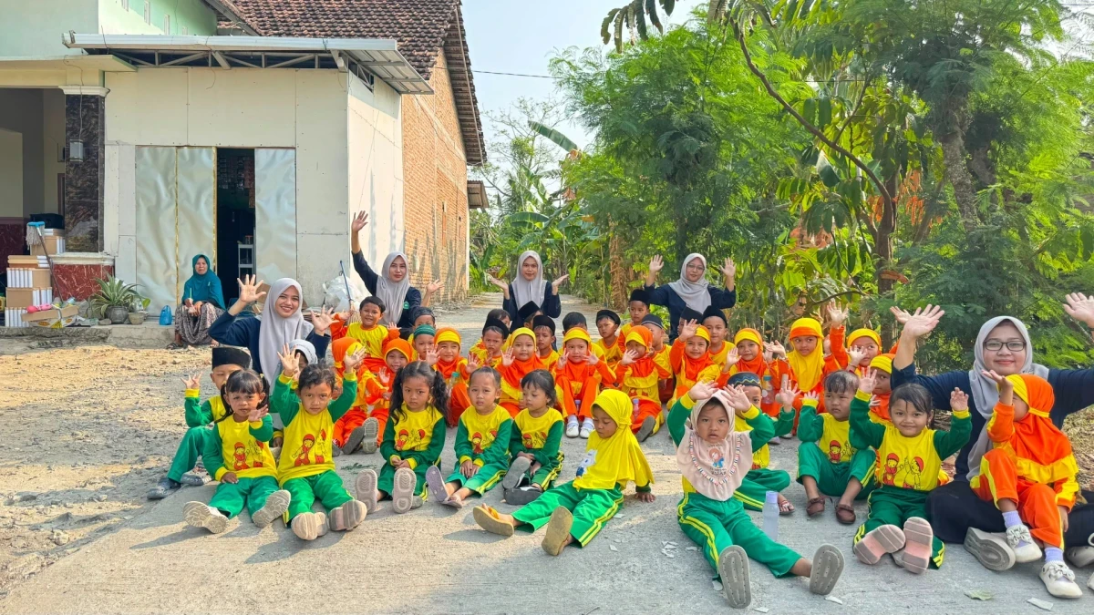 POS PAUD MUTIARA ILMU MEMPERINGATI HAORNAS