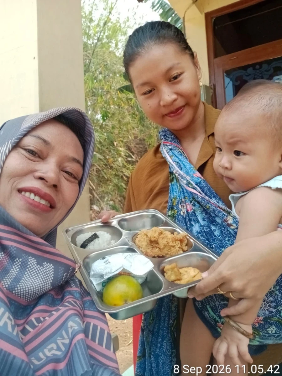 Program Peduli Kasih Ibu & Anak: Distribusi Makanan Bergizi Gratis (MBG 3B) di Posyandu Nusa Indah