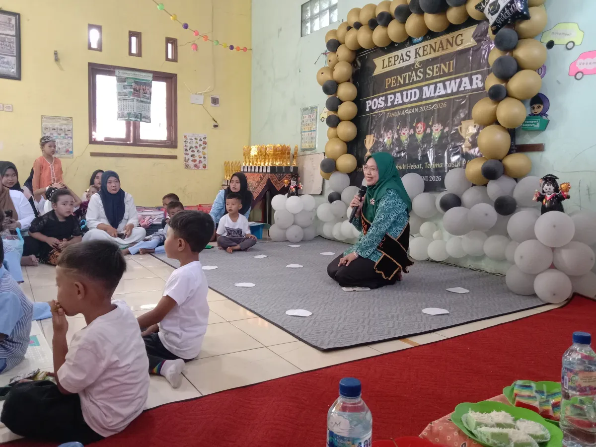 Lepas Kenang dan Pentas seni pos paud Mawar