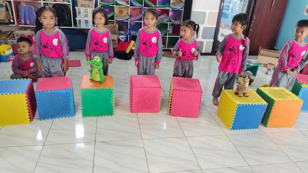 Membuat balok dari puzzle besar 