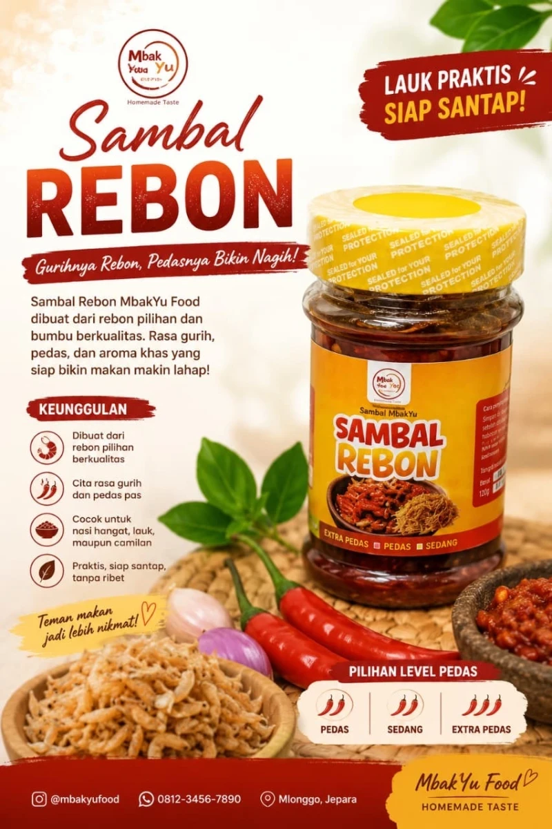 Mbakyu Food: Kelezatan Sambal Olahan Laut Autentik dari Desa Karanggondang