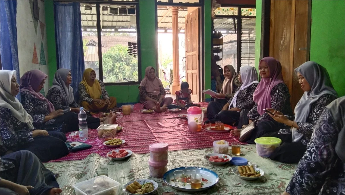 Pertemuan pengurus inti PKK desa kecapi 
