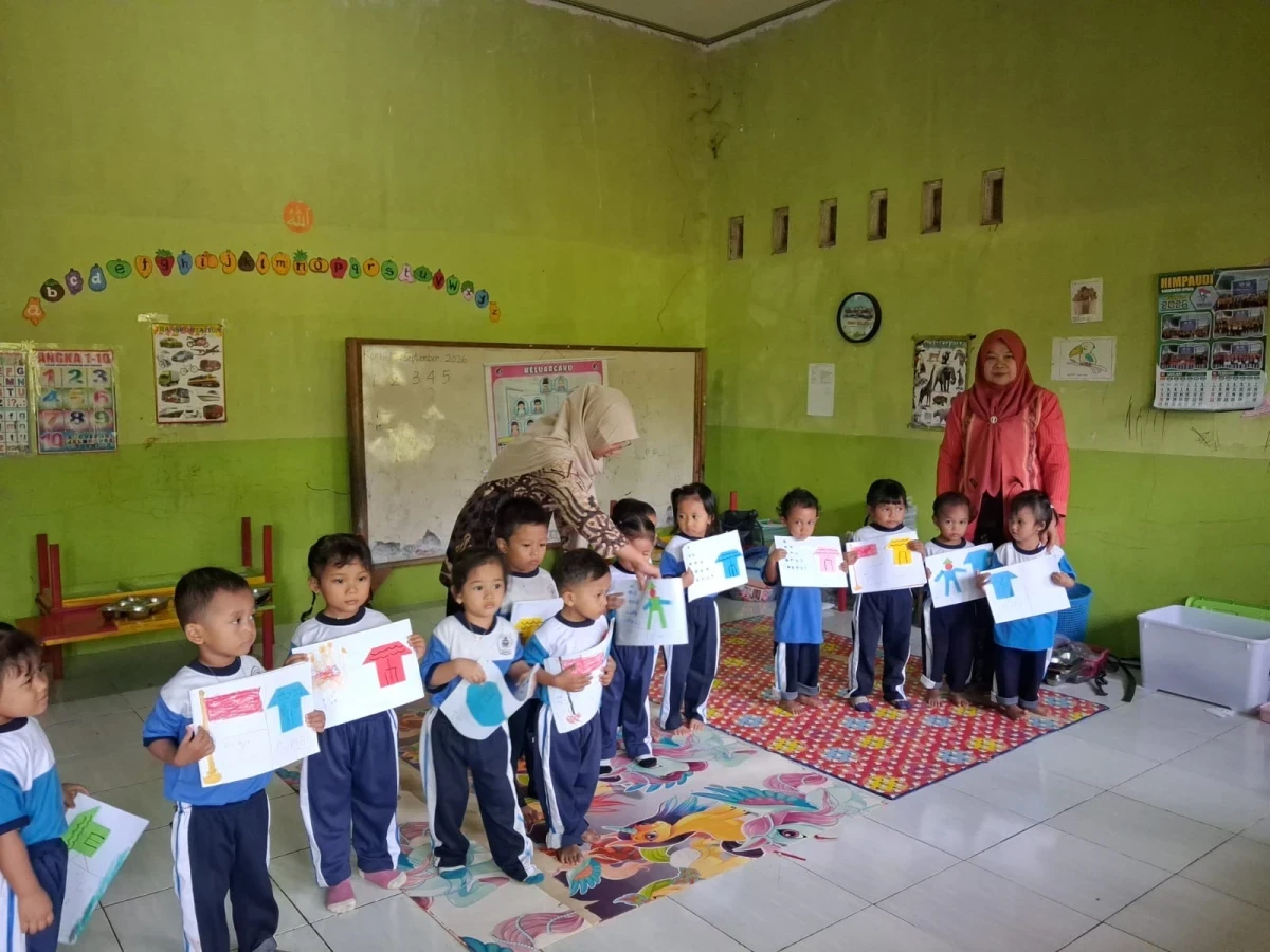 TP PKK desa Mangunan bersama di PAUD Melati