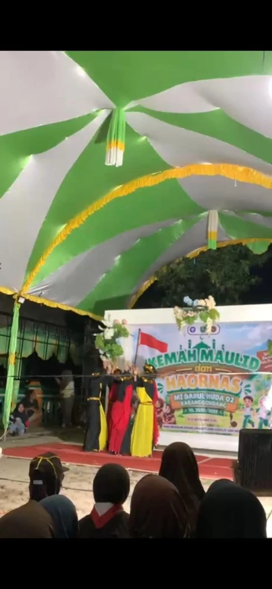 Peringatan Maulid Nabi dan HAORNAS: Santri MI Darul Huda 2 Karanggondang Tingkatkan Ketaqwaan dan Kedisiplinan Lewat Kegiatan Kemah