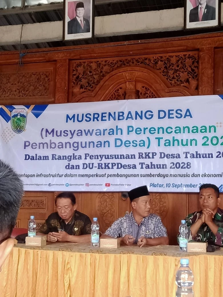 MUSYAWARAH PERENCANAAN PEMBANGUNAN DESA ( MUSRENBANGDES ) DESA PLATAR TAHUN 2026