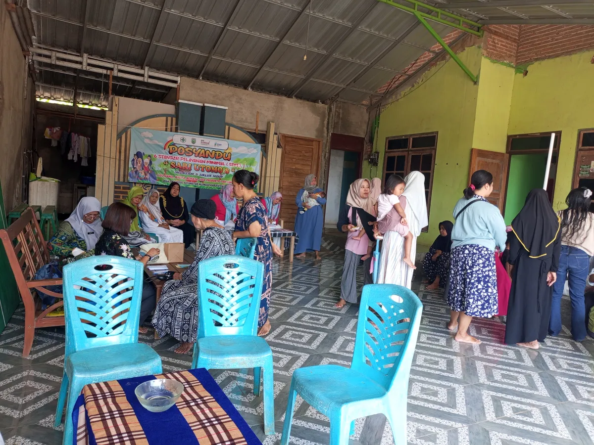 Kegiatan  posyandu Sari Utomo 8