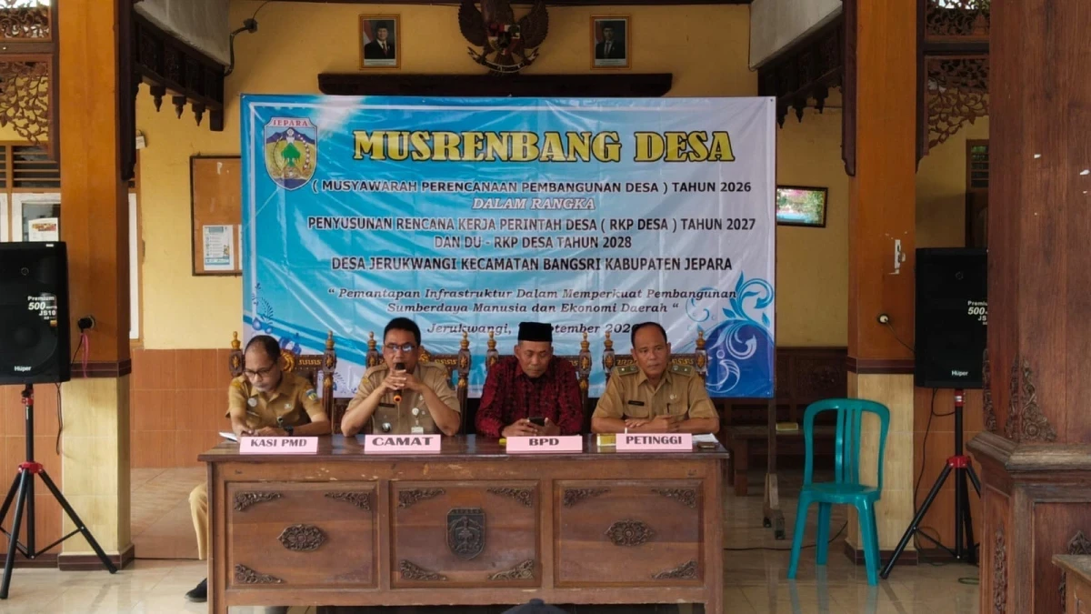Musrenbang desa (musyawarah perencanaan pembangun desa .