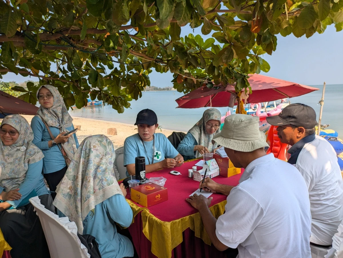 PKK Telukawur Aktif Dukung Kampanye Germas, Cek Kesehatan Gratis Jadi Langkah Awal Hidup Sehat