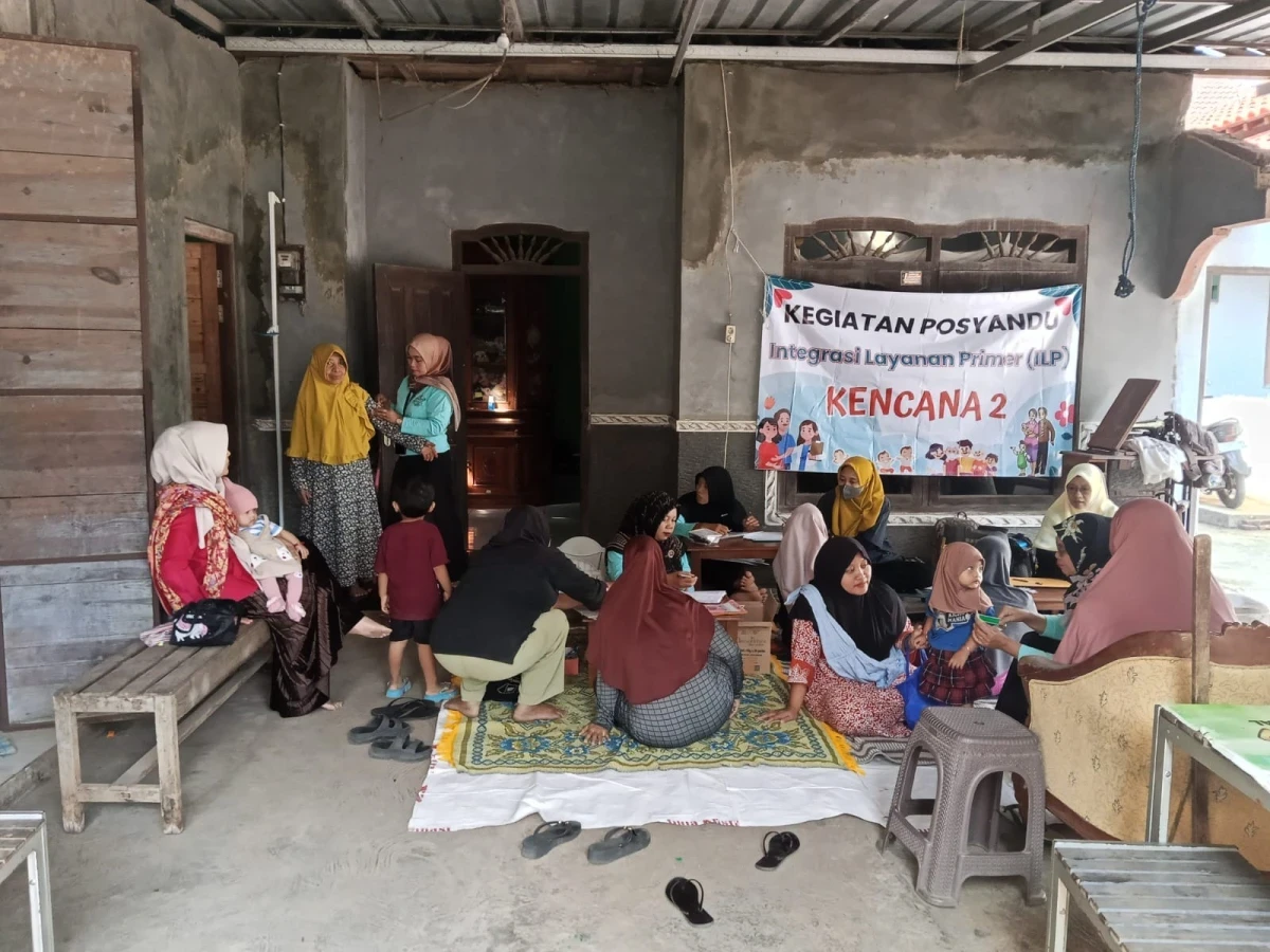 Kegiatan posyandu ilp kencana 2 desa geneng