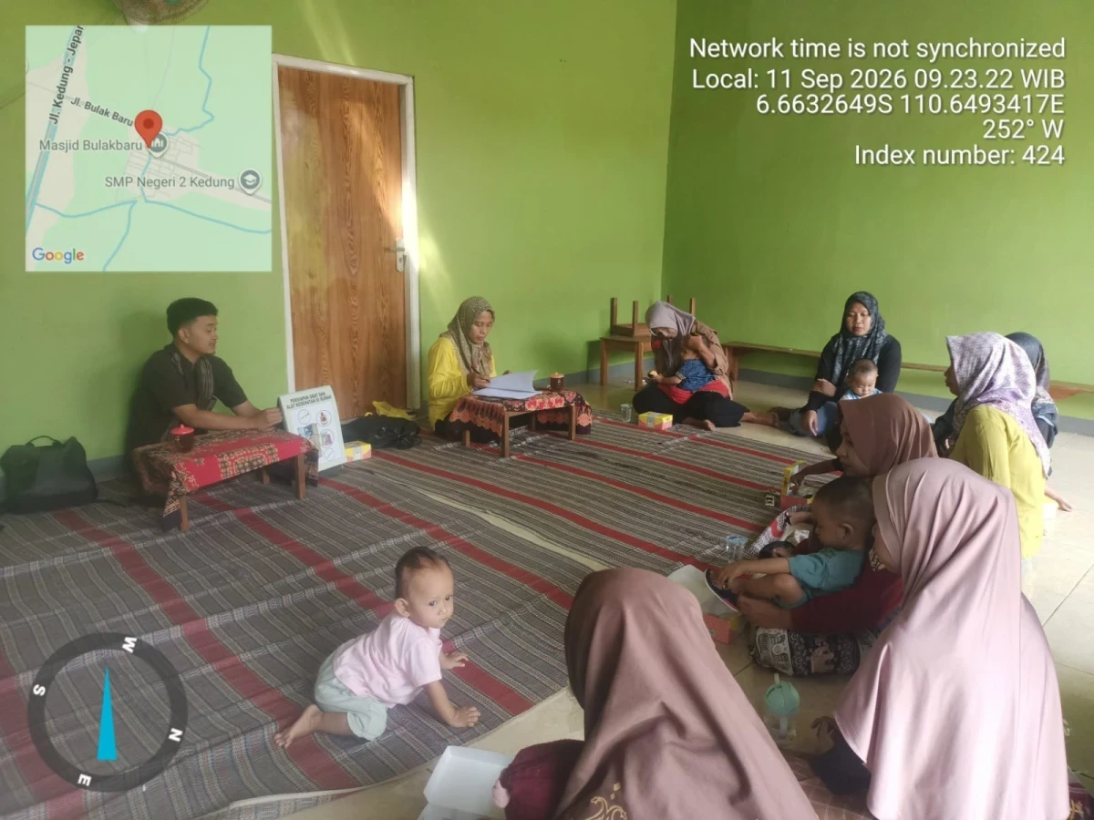 Kelas balita umur 0 sampai 2 tahun didesa bulak baru
