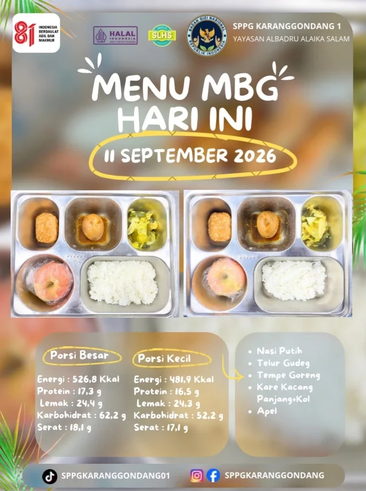 Distribusi Program Makan Bergizi Gratis (MBG) untuk Ibu Hamil, Ibu Menyusui, dan Balita di Posyandu Harapan 11 RW 04 Desa Karanggondang