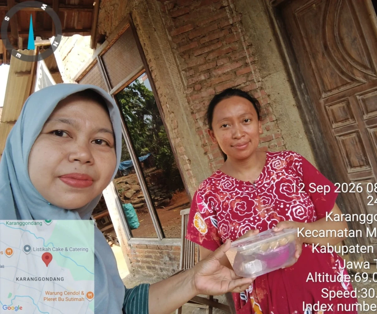 Pokja IV TP PKK Desa Karanggondang Salurkan PMT Ibu Hamil di RW 04