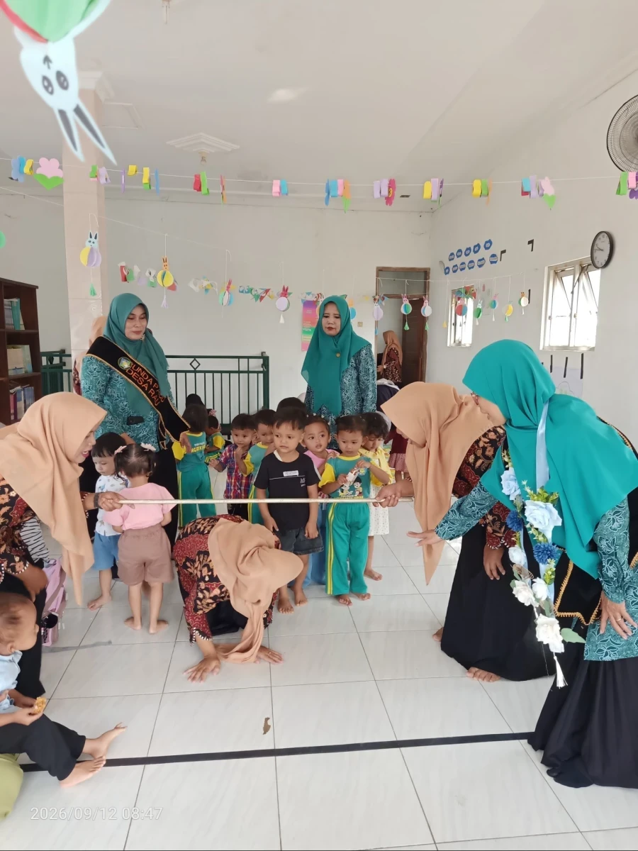 Kegiatan pos PAUD Anggrek Indah desa Rau