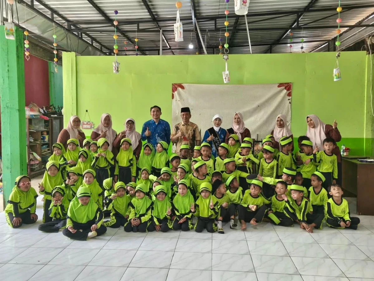 Bunda PAUD Kecamatan Mlonggo Kunjungi RA Darul Huda 1 Karanggondang, Perkuat Pembelajaran Karakter Sejak Dini
