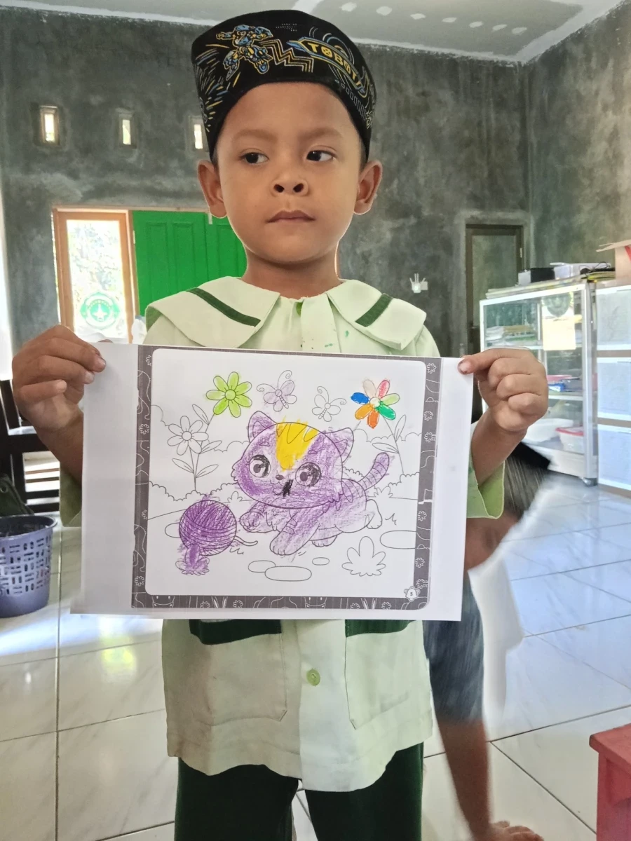 Mengajar paud bategede