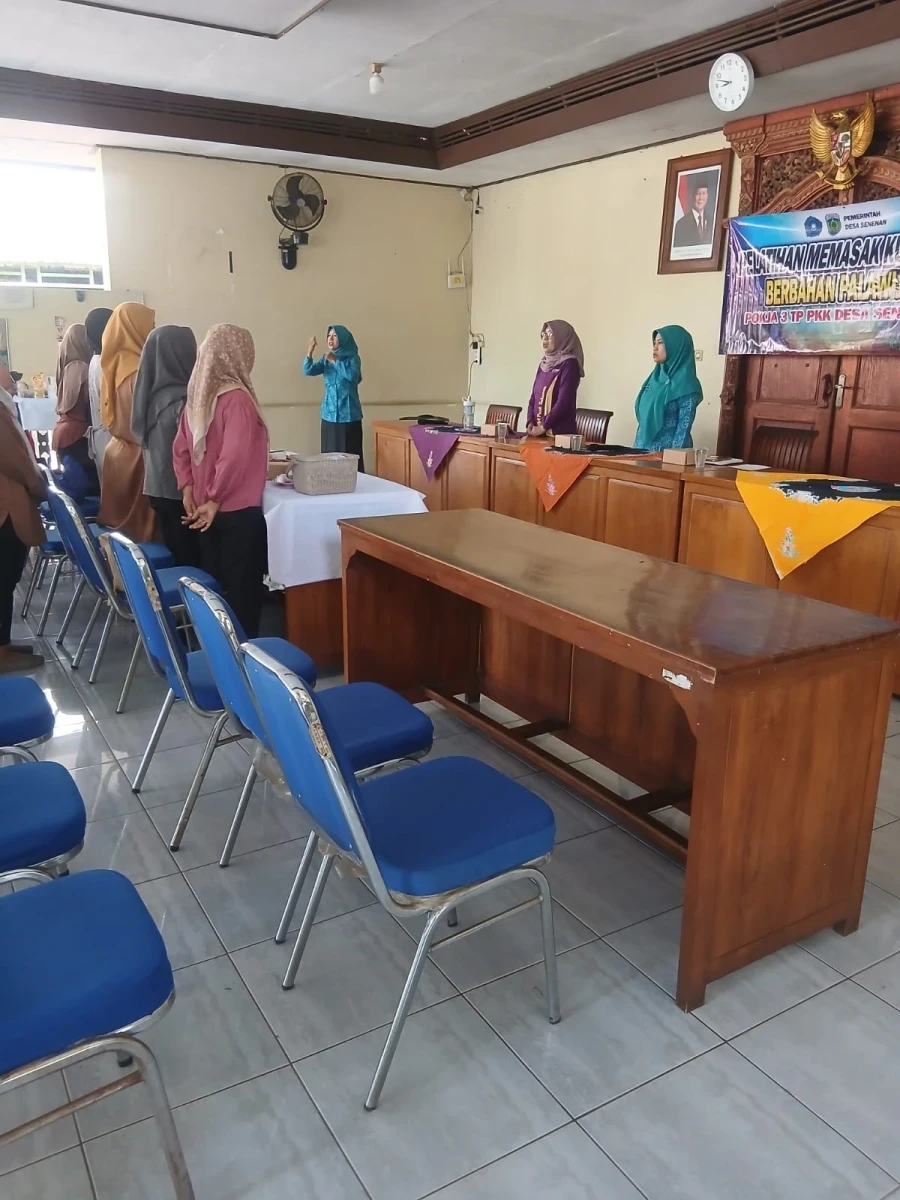 Pelatihan Memasak Kudapan Berbahan Palawija Pokja 3 TP. PKK Desa Senenan