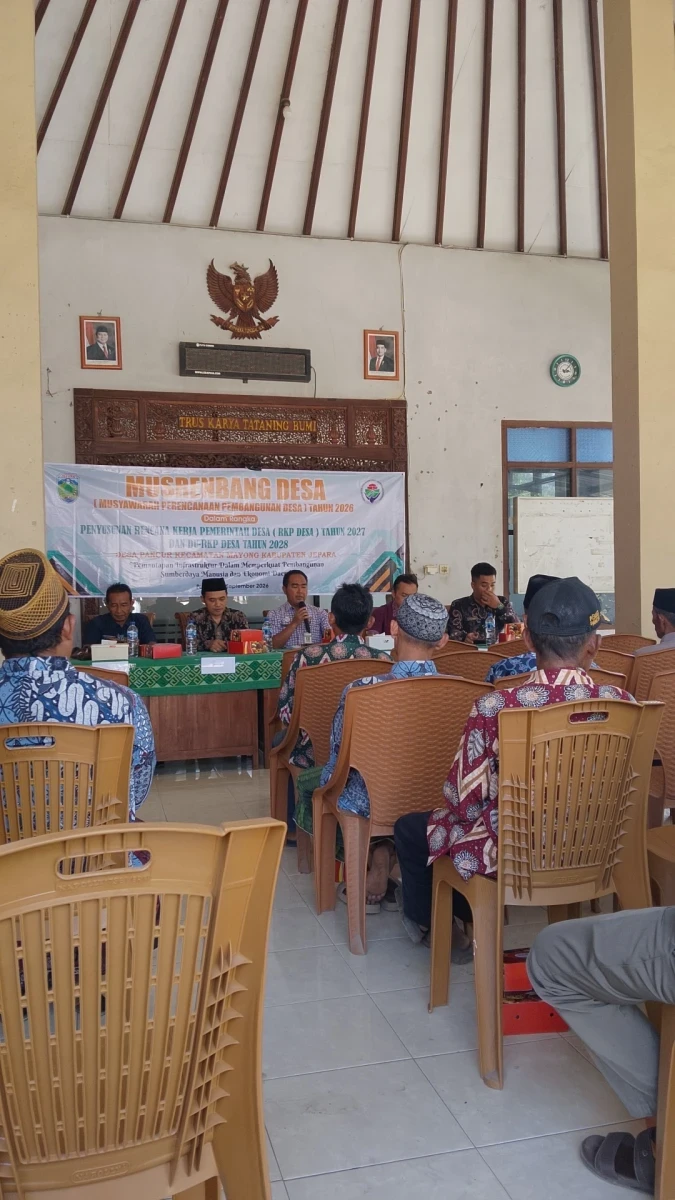 Mengikuti musrenbang desa tahun 2026