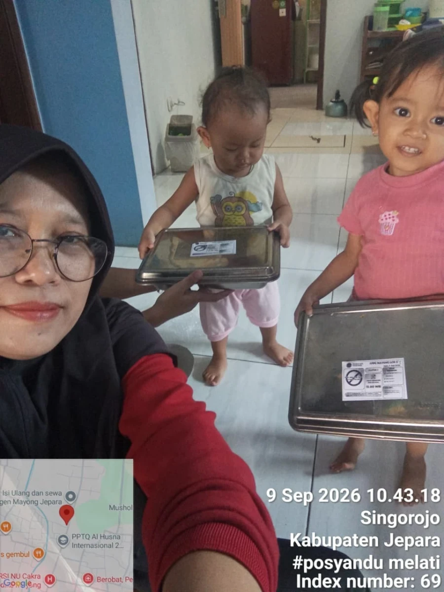 Tingkatkan Kesehatan Anak dan Ibu, Posyandu Melati Singorojo Distribusikan MBG