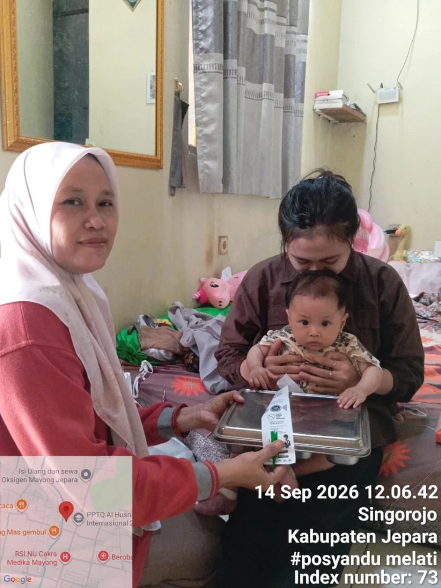 Jaga Kesehatan Generasi Penerus, Ibu Menyusui dan Balita Desa Singorojo Sambut Penyaluran MBG