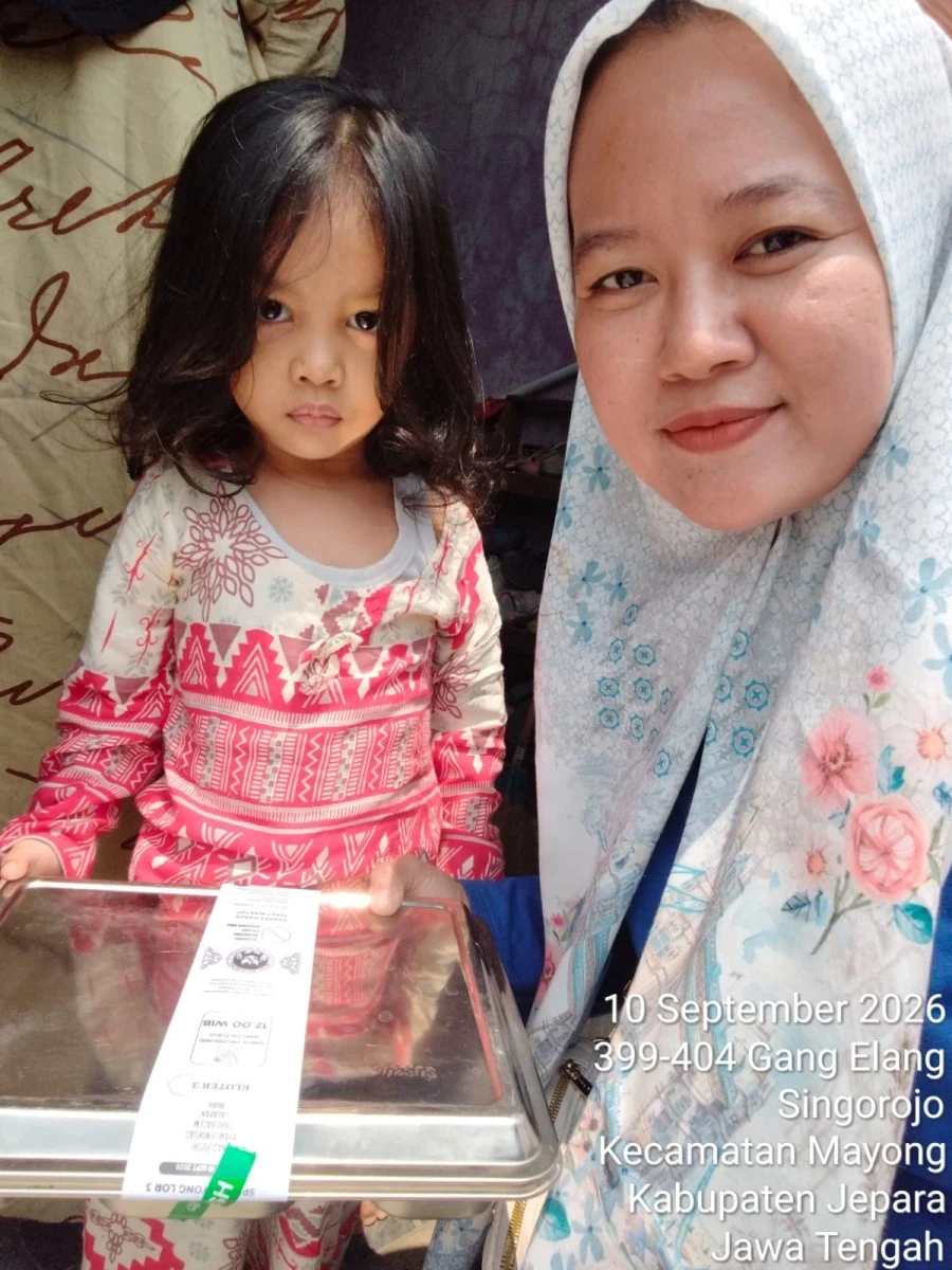 Tingkatkan Kesehatan Anak, Pemdes Singorojo Gelar Distribusi MBG di Posyandu Anggrek 2