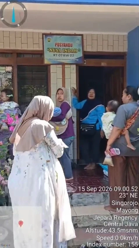Jaga Kesehatan Anak Sejak Dini, Warga RT 07/02 Desa Singorojo Antusias Ikuti Imunisasi di Posyandu Nusa Indah