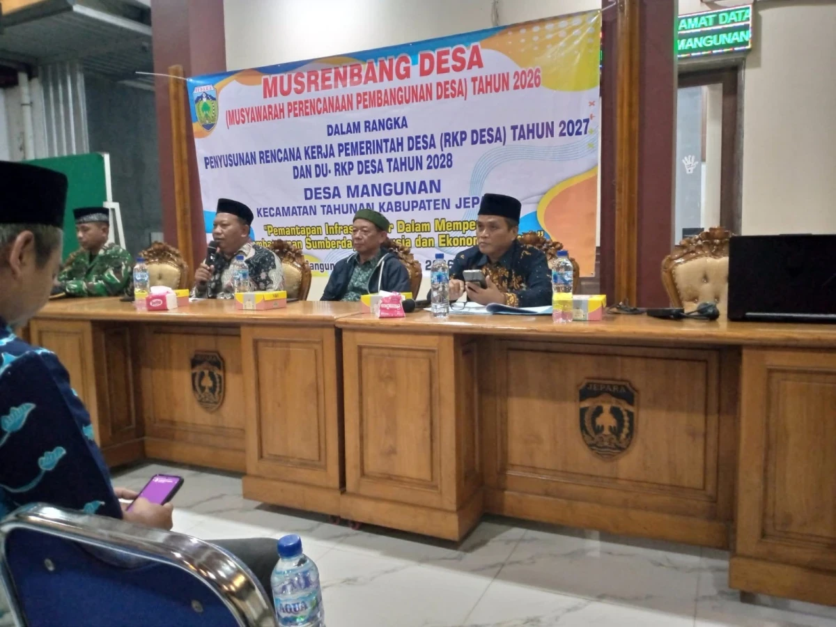 TP PKK Desa Mangunan menghadiri Musrenbang Desa