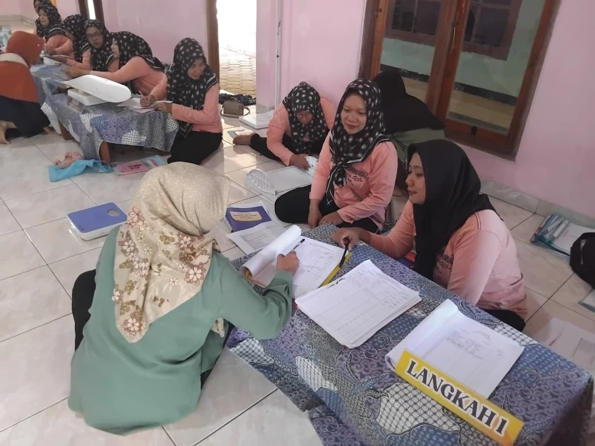 Posyandu 6 SPM Kasih Ibu 5 Dipantau Langsung Kepala Puskesmas Tahunan