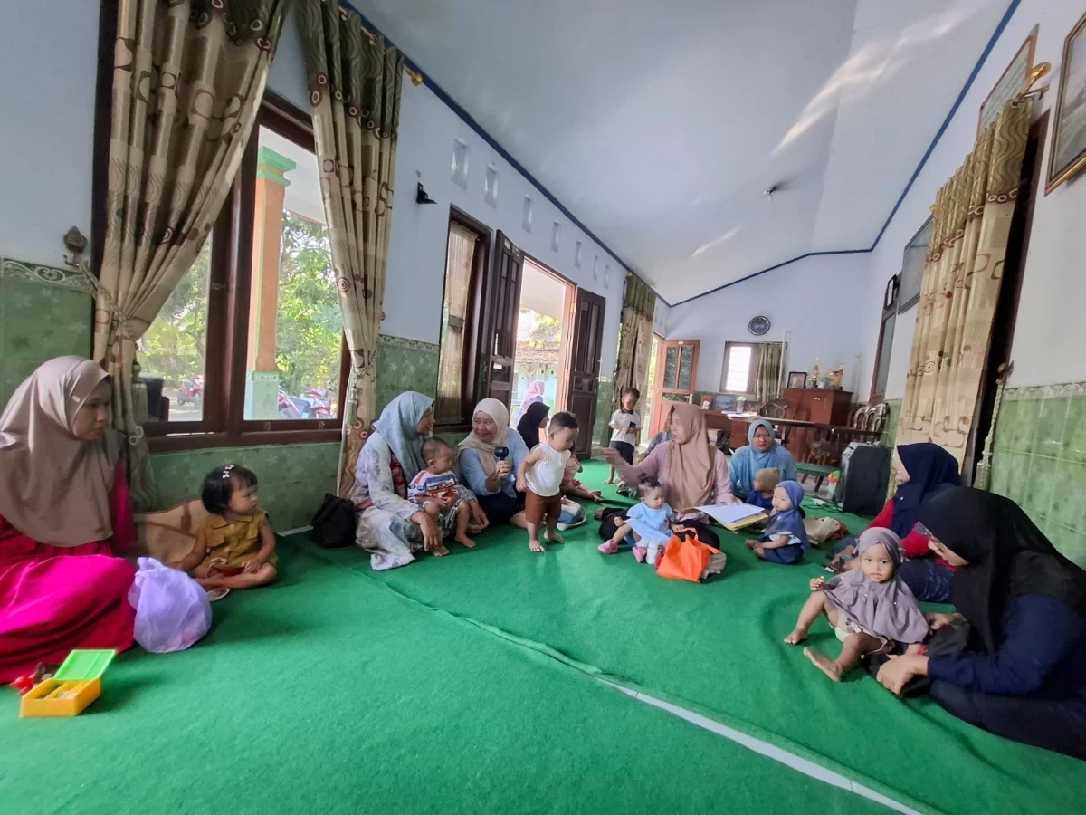 Pelaksanaan kelas ibu Balita di Desa Jebol 