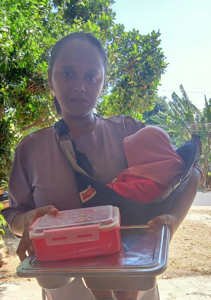 Program Makan Bergizi Gratis (MBG) Posyandu Harapan 1 RW 09  Desa Karanggondang – Selasa, 15 September 2026