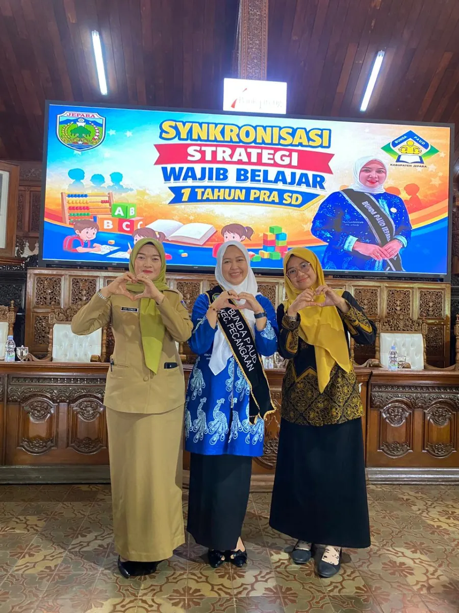 Mengikuti Rapat Koordinasi Bunda PAUD se-Kabupaten Jepara dan Sosialisasi Aplikasi PIJAR Bunda PAUD