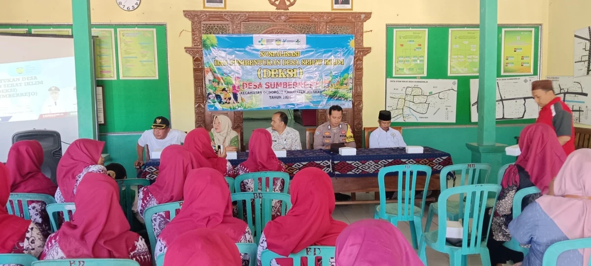 SOSIALISASI DAN PEMBENTUKAN DESA SEHAT IKLIM