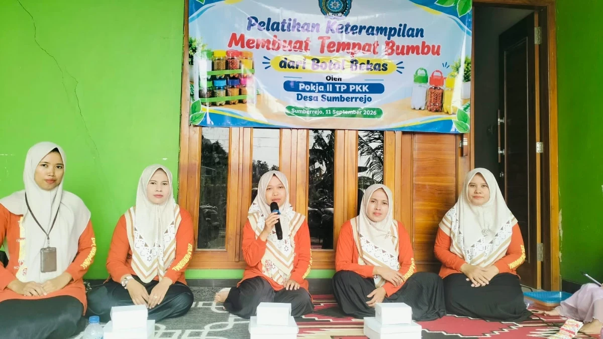 Pertemuan Rutin PKK Desa Sumberrejo Bulan September