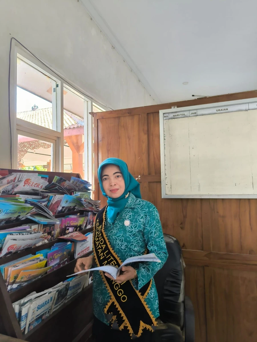 Bunda Literasi Kecamatan Mlonggo mengajak seluruh masyarakat untuk bersama-sama meningkatkan budaya membaca